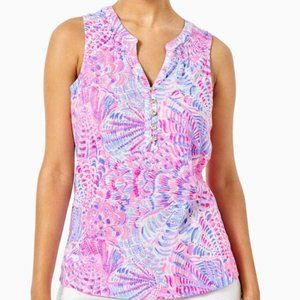 NWOT Essie Tank Top Raz Berry Sea You Soon